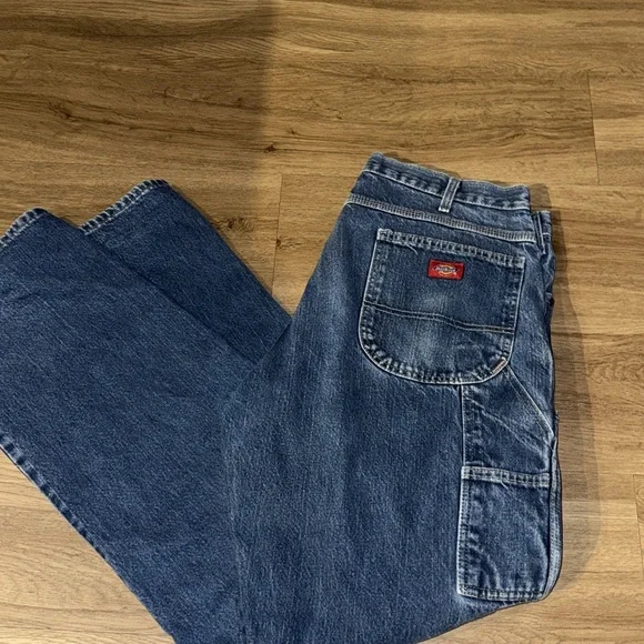 Dickies - Men's Blue Jeans - Picture 2 of 6